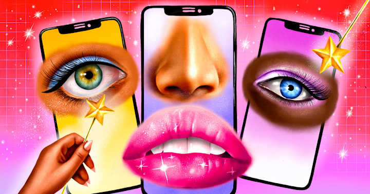 Cover image for Opinion | These beauty filters create a cruel online dating Catc