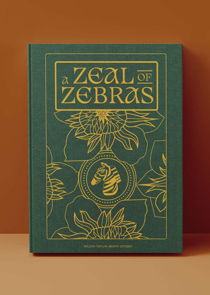 Cover image for A Zeal of Zebras - Custom Travelogue Book Design