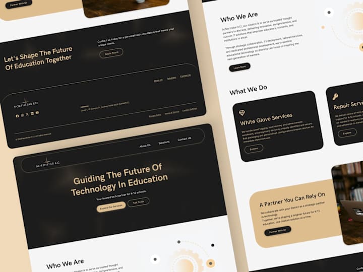 Cover image for Website design for an IT company