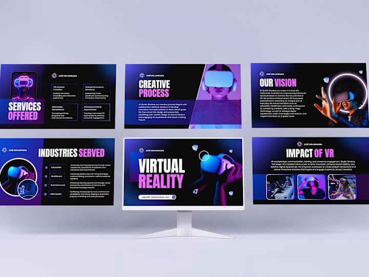 Cover image for Virtual Reality (VR) Technology Presentation