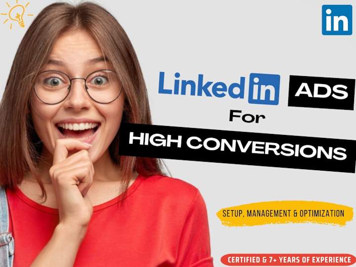 Cover image for Linkedin Ads Campaign-Linkedin Ads Management-Linkedin Marketing