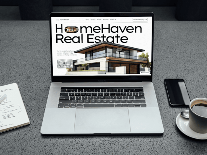 Cover image for Stylish Real Estate Website