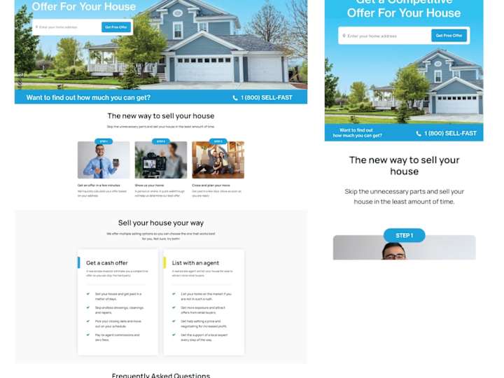 Cover image for A web design for housing company