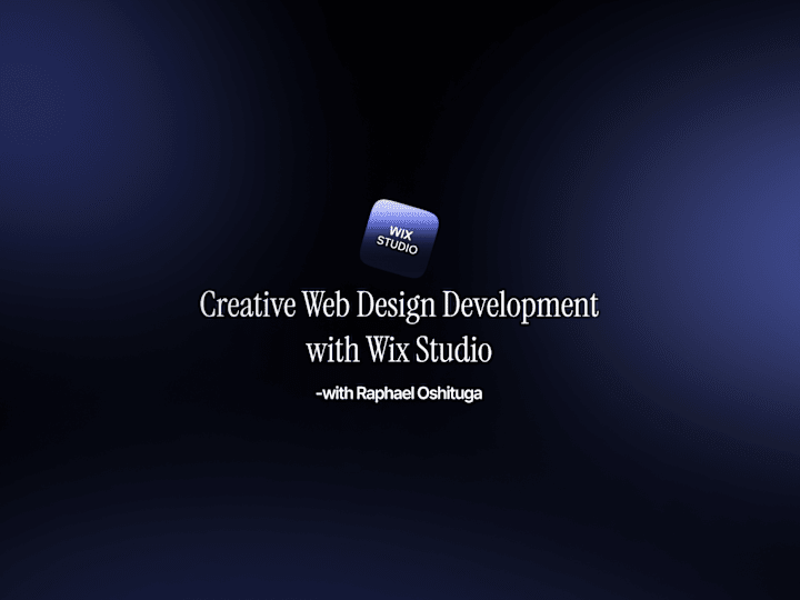 Cover image for Creative Web Design Development with Wix Studio