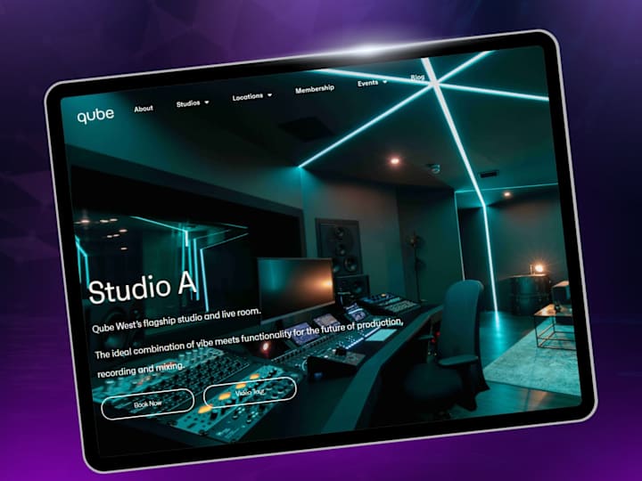 Cover image for The Qube - London Studio Hire