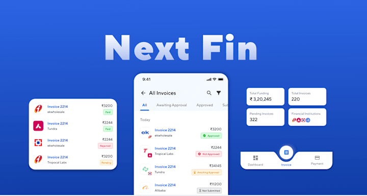 Cover image for NextFin App design