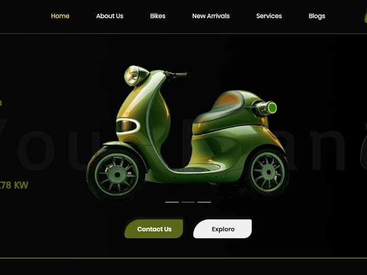 Cover image for EBike | Business Website Built on Wix Studio.