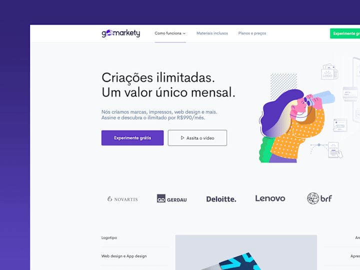 Cover image for GoMarkety - Startup Website Design