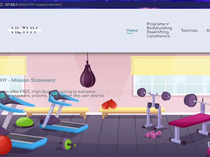 Cover image for HLTHY Web