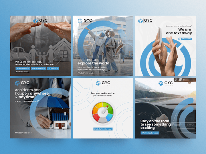 Cover image for Insurance Agency Social Media Branding Design