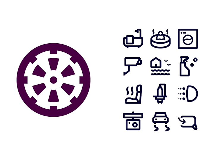 Cover image for Car features and property amenities icons