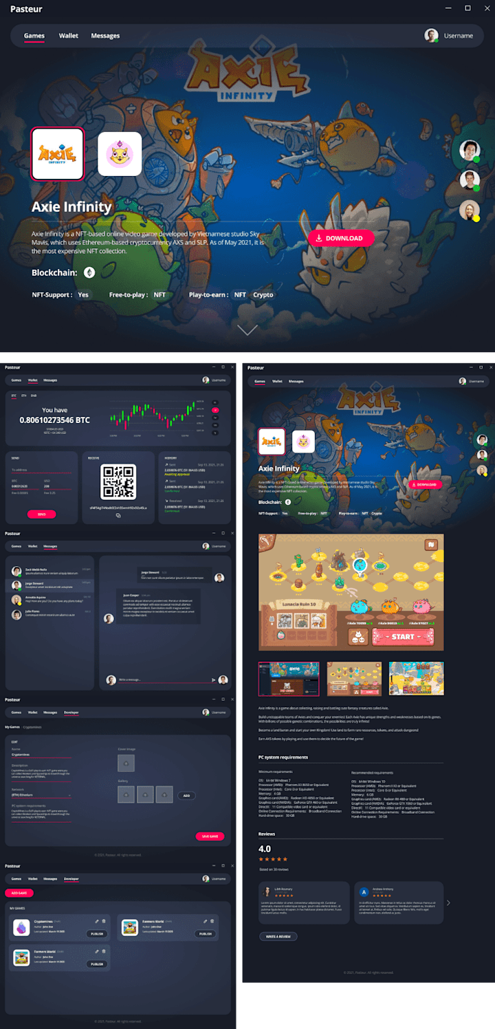 Cover image for Pasteur: Cryptogames Launcher & Wallet