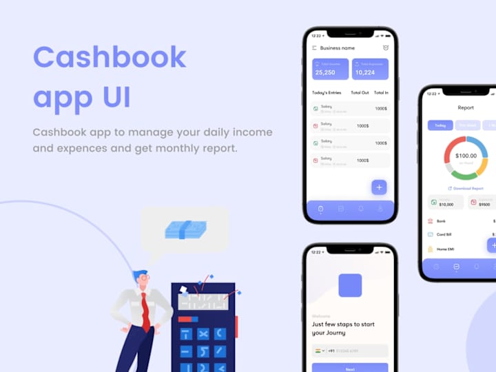 Cover image for Cashbook app Design