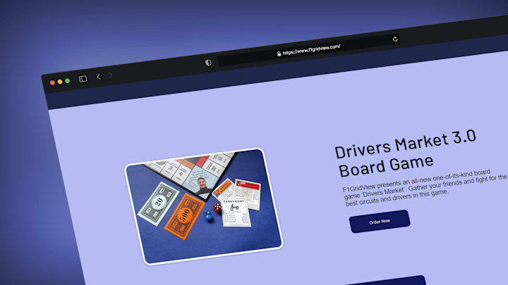Cover image for F1 GridView: Website Redesign & Development