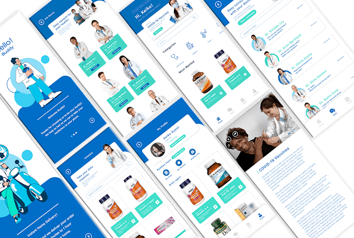 Cover image for Pharmacy Buddies Apps on Behance