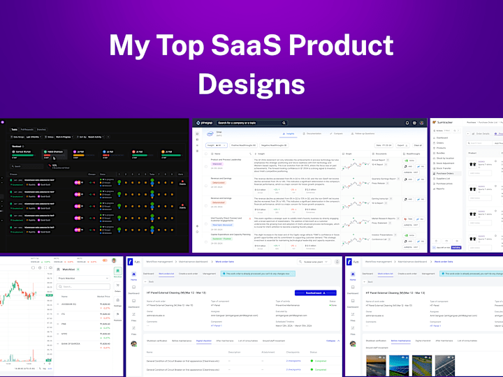 Cover image for Product Design - SaaS Product/ Web Apps