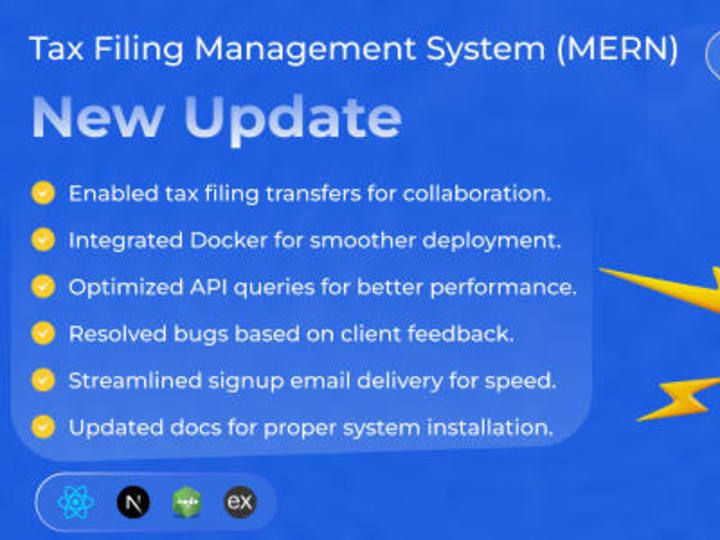 Cover image for Taxstick - Tax Filing Management System (MERN)