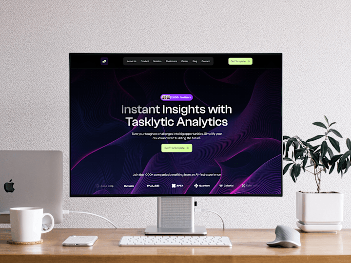 Cover image for Tasklytic - SaaS Website 