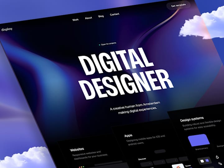 Cover image for Display - Portfolio template for Framer