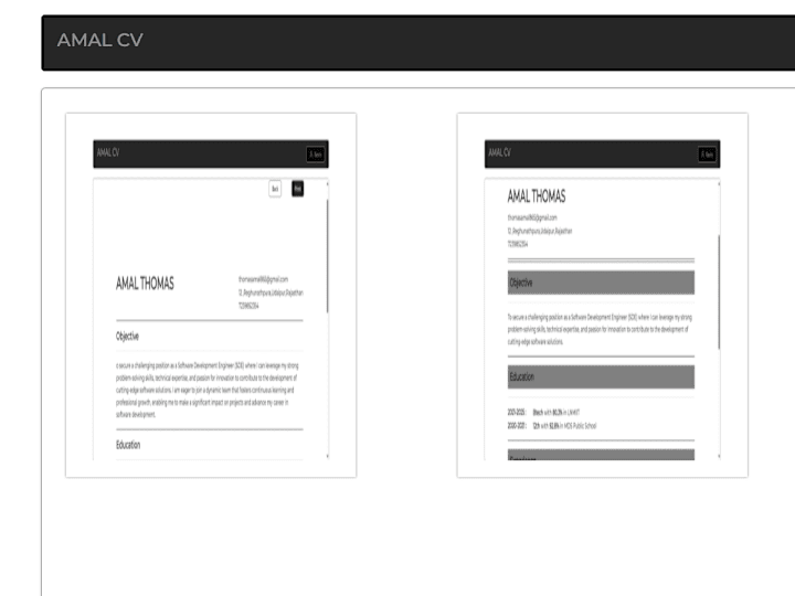 Cover image for RESUMEZ:(RESUME BUILDER)