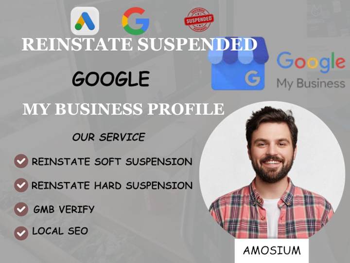 Cover image for i will reinstate suspended GMB profile Google map listing 