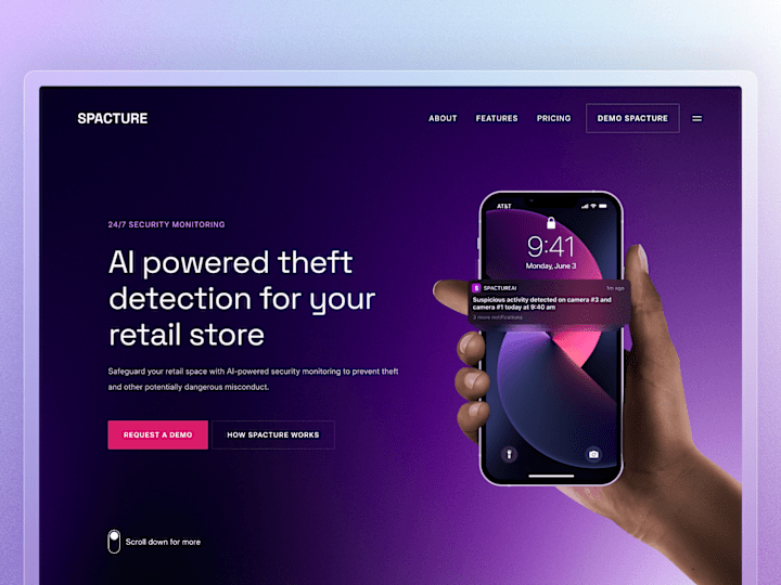 Cover image for Spacture Rebrand & Landing Page Design