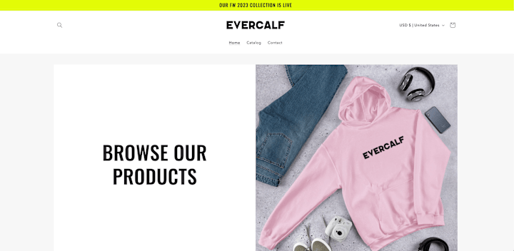 Cover image for E-commerce Website for Clothing Brand