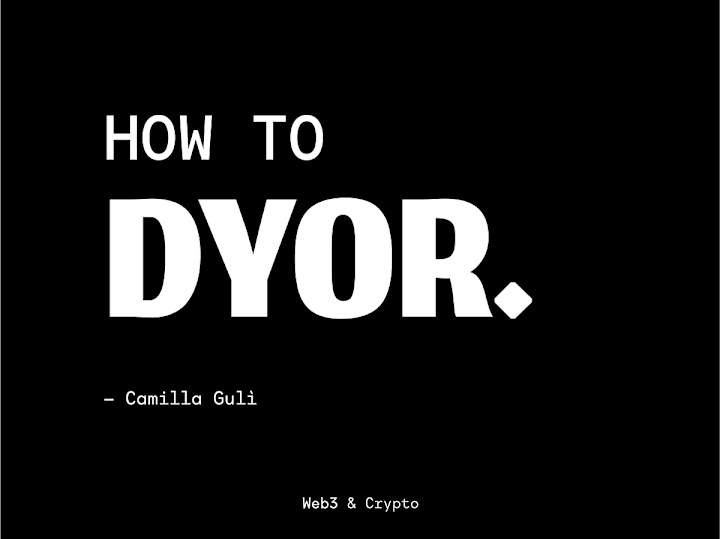 Cover image for How to DYOR: Top 6 Crypto Research Tools Every Investor Needs