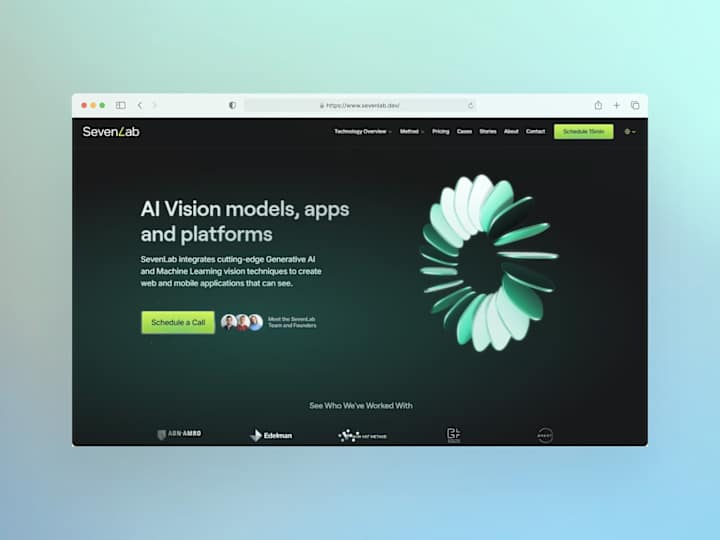 Cover image for SevenLab Redesign - Framer Project