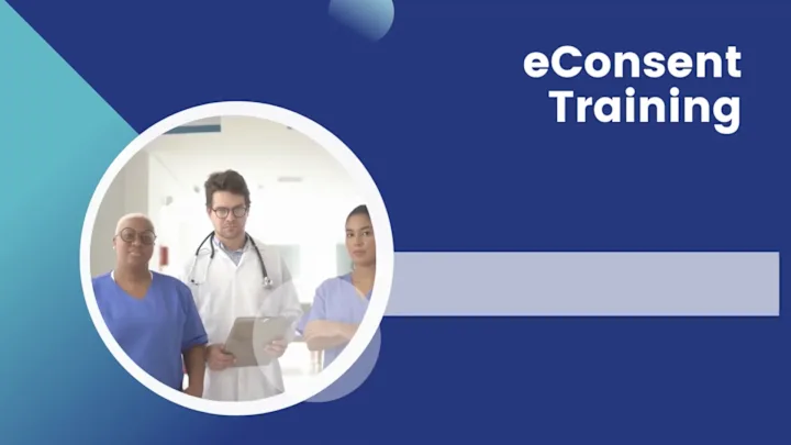 Cover image for eConsent Software Training video