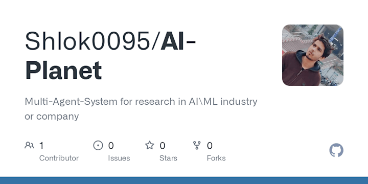 Cover image for AI Planet GitHub Project Contributions