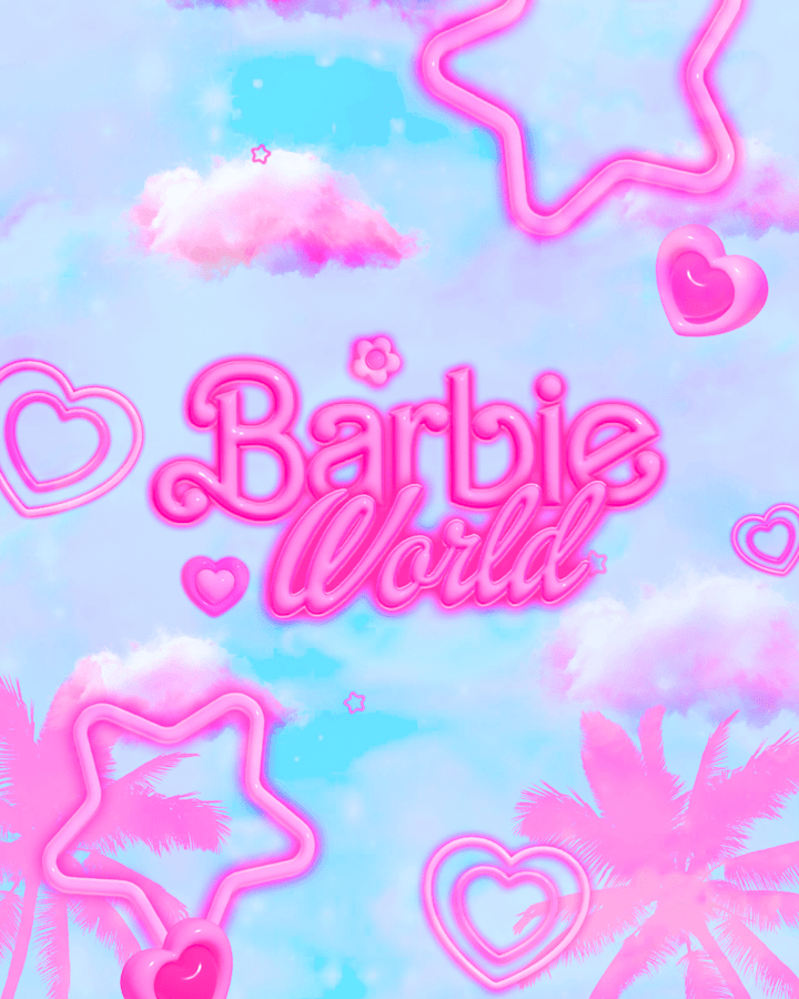 Cover image for Barbie World 3D Logo + Merch Design