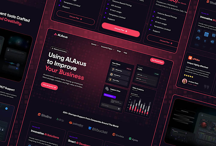 Cover image for Ai.Axus – Website Design & Framer Development