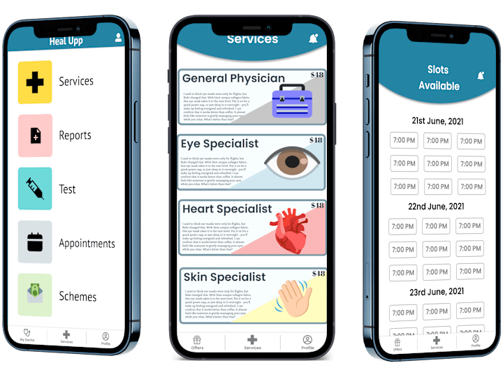 Cover image for Heal Up - AI based Report analysis and appointment booking