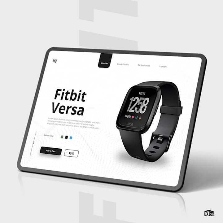 Cover image for FitBit | Landing Page