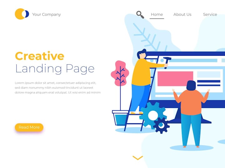 Cover image for I can create a stunning landing page for your brand