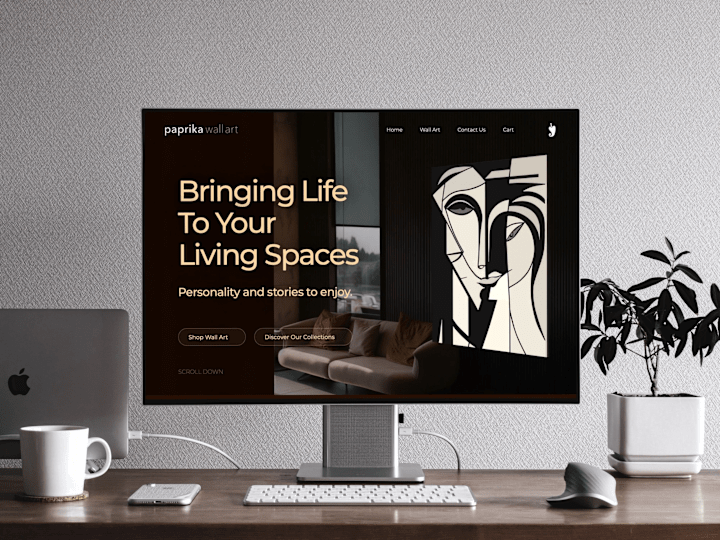 Cover image for Paprika Wall Art : Branding & Website