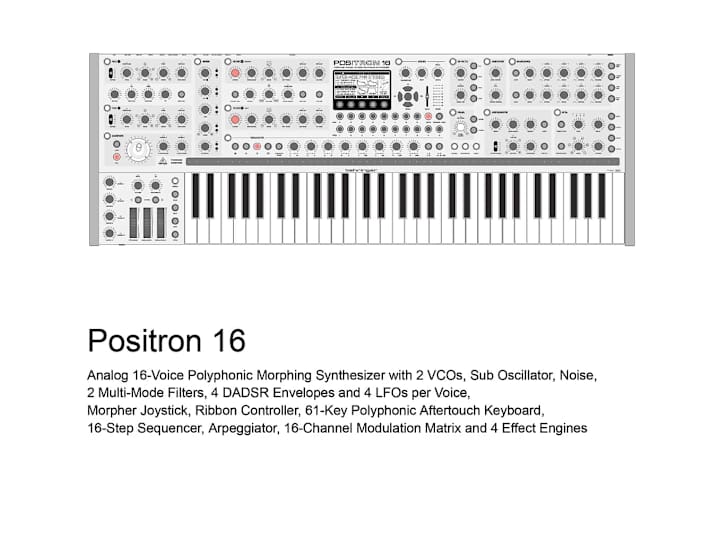 Cover image for Positron 16 Synthesizer User Manual Creation