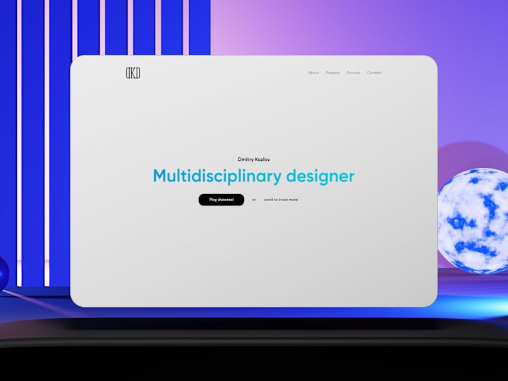 Cover image for DKD — portfolio website design