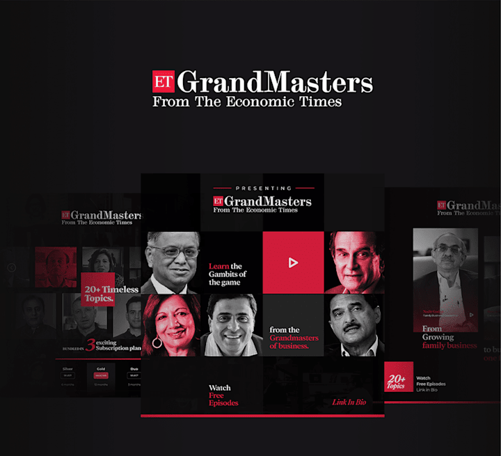 Cover image for Social media Grid Design | ET GrandMasters