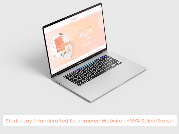 Cover image for Studio Joy | Handcrafted Ecommerce Website | +35% Sales Growth
