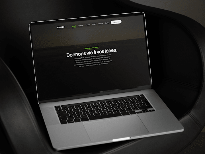 Cover image for CHADPROD Website Design