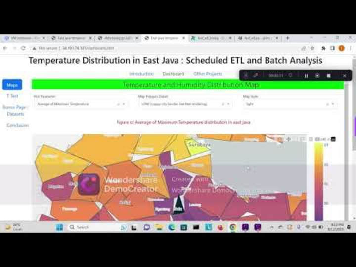 Cover image for Temperature Distribution Map using Django and Dash