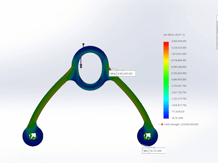 Cover image for Mounting Bracket Design - Topology Optimization & FEA Validation