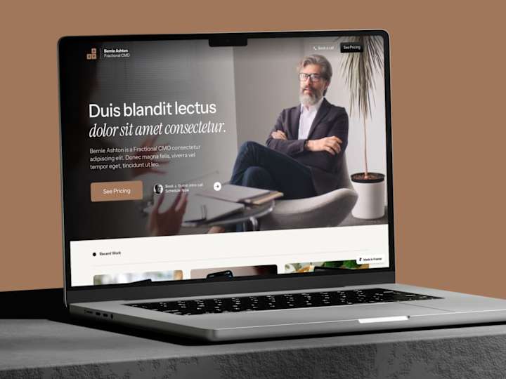 Cover image for Figma to Framer Website Development for a Creative Director