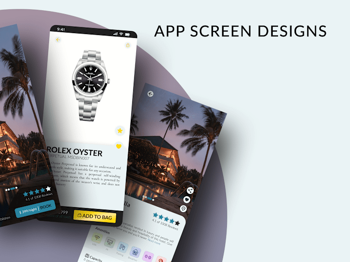 Cover image for App Screen Designs