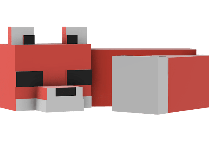 Cover image for Sleeping Minecraft FOX