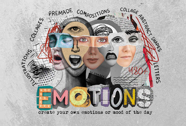 Cover image for Emotions. Collage & Illustrations :: Behance