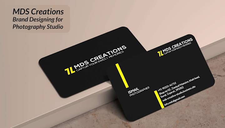 Cover image for Business Card Designing for Photography Studio