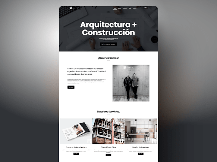 Cover image for Website Redesign for Ramos Arquitectura